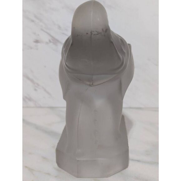 Fostoria Glass Vintage Rare Pair Silver Mist Elephant Heavy Weight Bookends - Picture 10 of 11